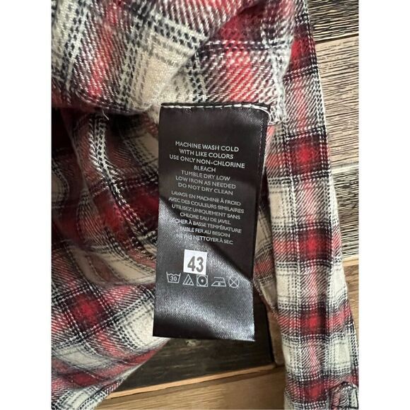 BDG NWT Urban Outfitters Dakota Cropped Flannel Button-Down Shirt XS - Picture 5 of 6